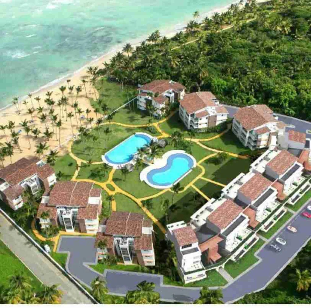 Attractive and Modern Two-Bedroom apartment condo for sale in Punta Cana by the beach