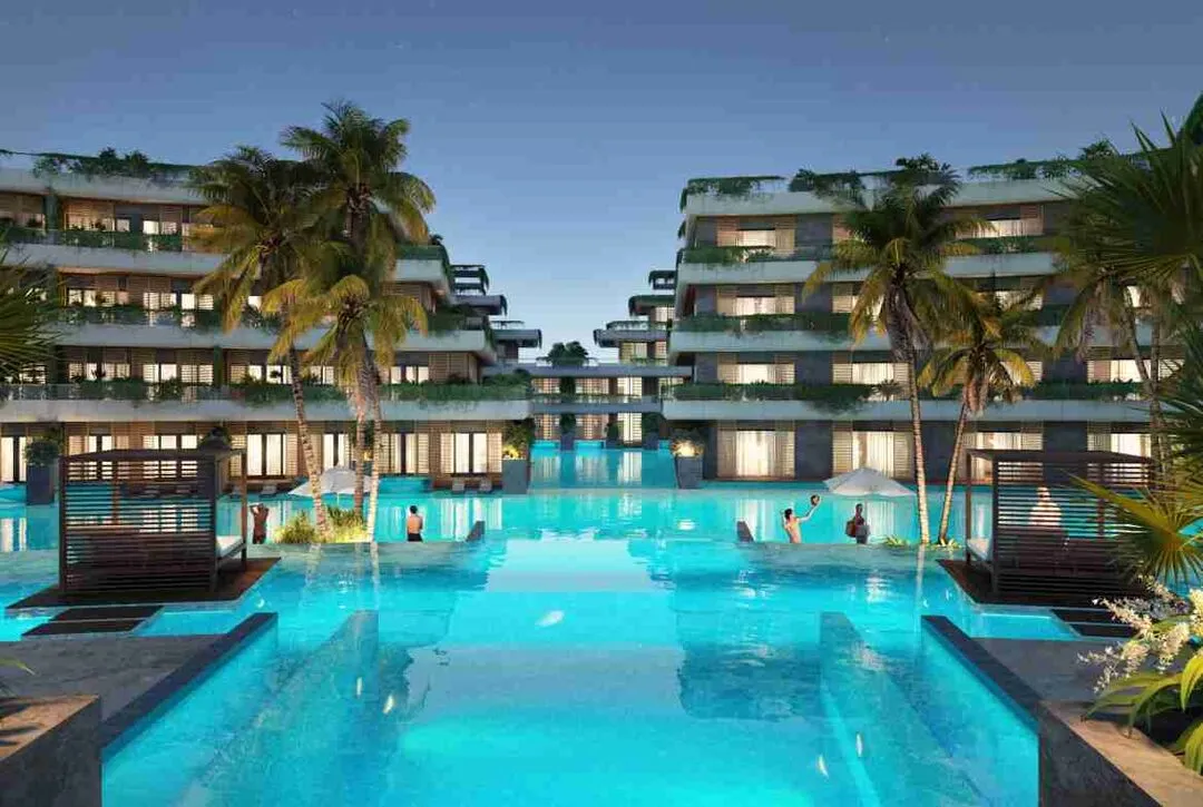 Apartment for sale with exclusive beach club Vista Piscina Interior