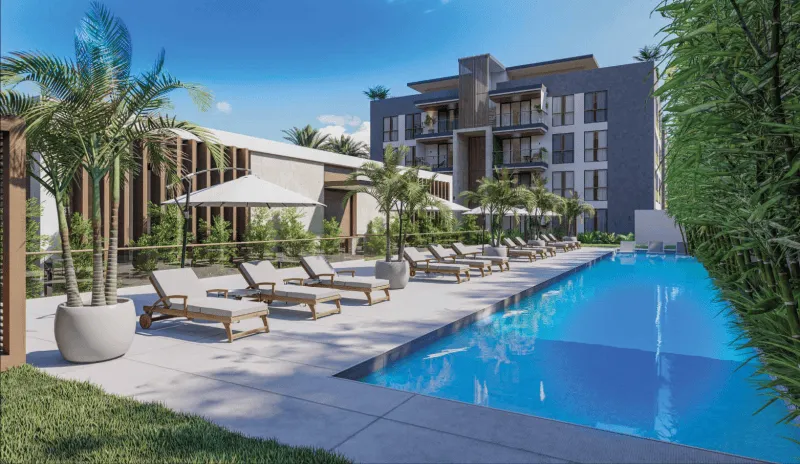 Palmeras Boulevard Three-bedroom Condo for sale at the best price in Punta Cana