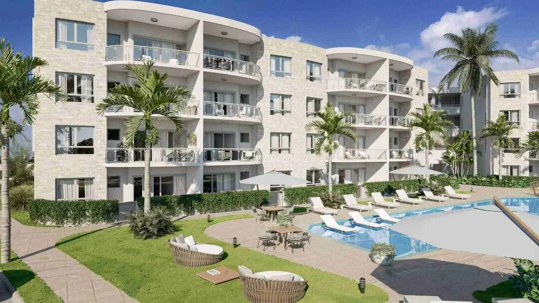 Attractive one bedroom condo for sale in Punta Cana with a terrace and fantastic amenities. 3.jpg