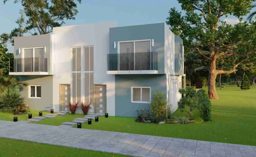 Exclusive Three bedroom villa for sale with terrace and Pool at Punta Cana 3 scaled