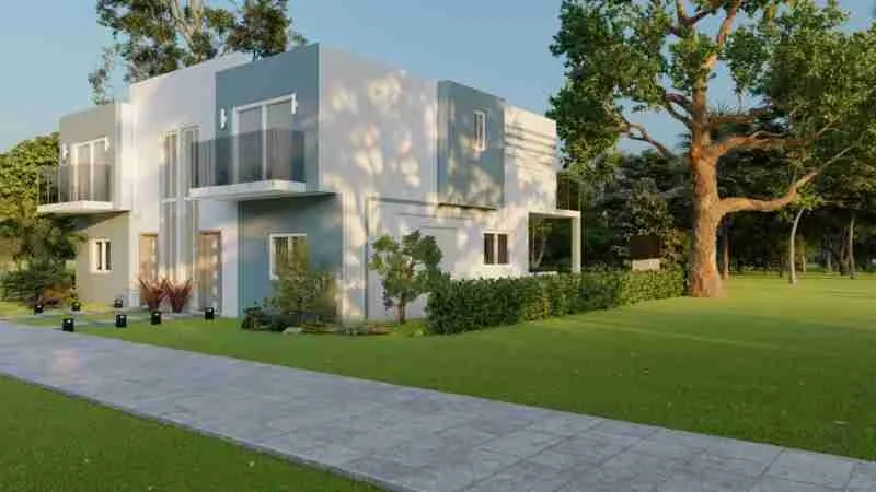 Exclusive Three bedroom villa for sale with terrace and Pool at Punta Cana 4 scaled