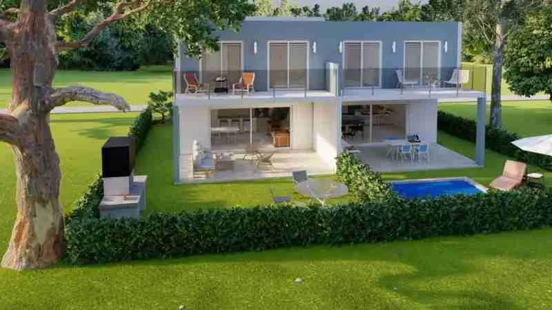 Exclusive Three bedroom villa for sale with terrace and Pool at Punta Cana 8 scaled