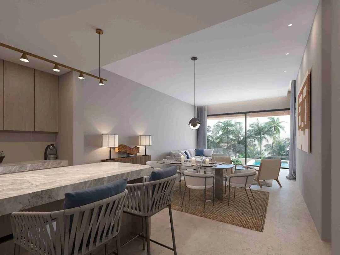 Luxury two bedroom condo for sale in Punta Cana with stunning beach views. 5