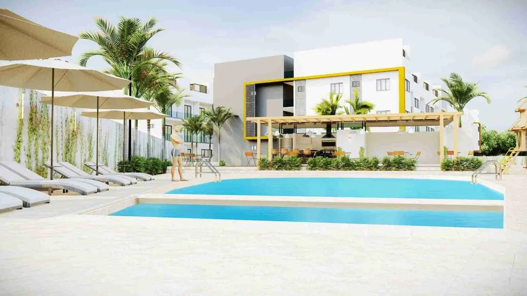 Modern 1BR Punta Cana condo for sale Pool Brisas By Paradise 5.1