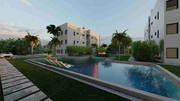 Beautiful 2BR Condo for sale with pool and garden Punta Cana