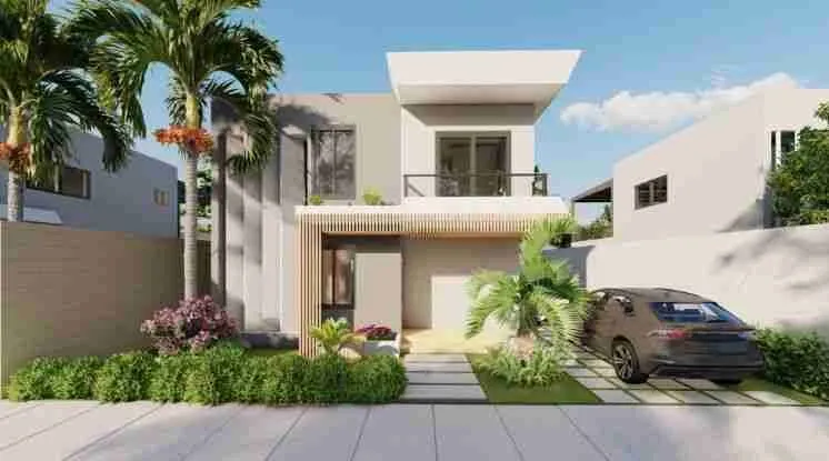 Luxury 3BR Villa for sale in Punta Cana with pool and Balcony