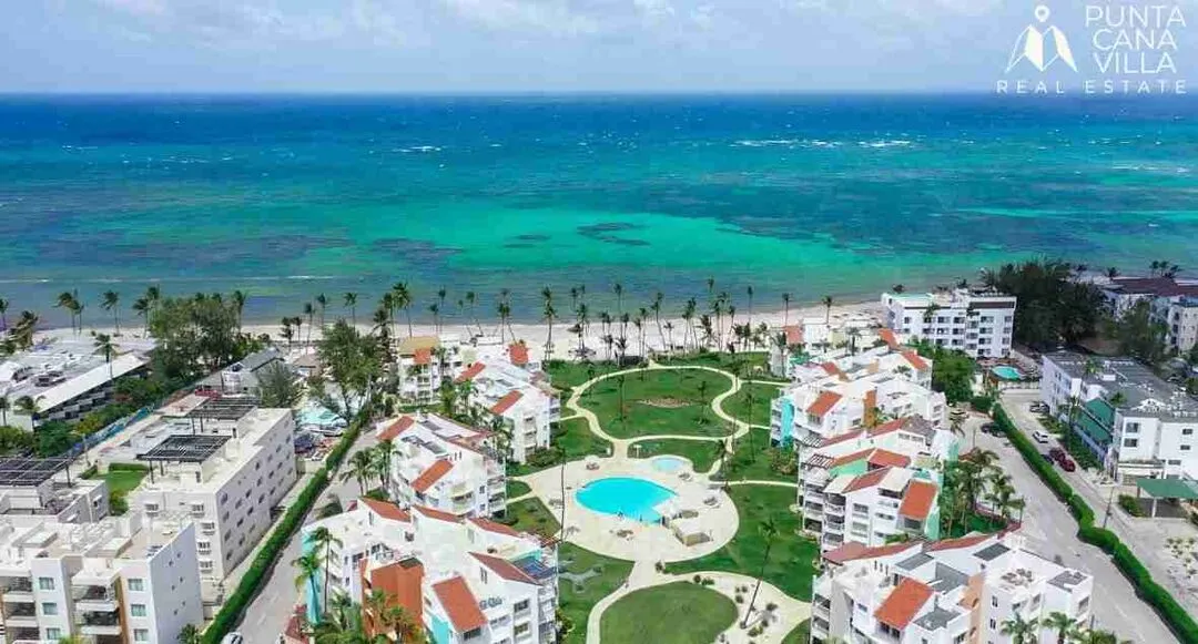 Beautiful 2BR Beachfront condo for sale Punta Cana, Fully Furnished ideal for vacations