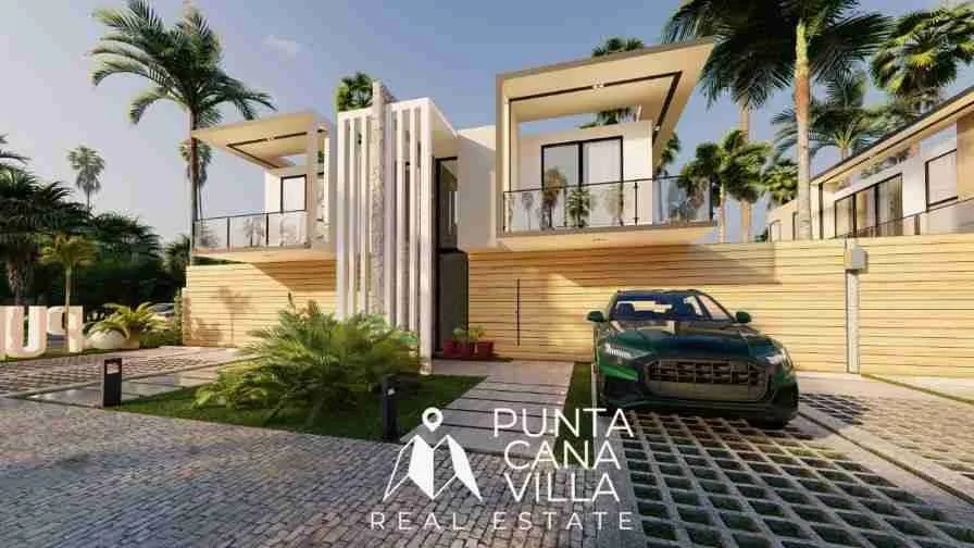 Magnificent 3BR Villa for sale Punta Cana, located 3 minutes from the Best Beaches and Malls