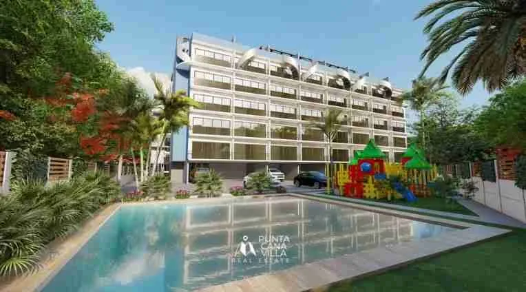 Stunning 1BR Condo for sale Punta Cana, located walking distance to the beach