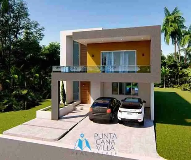 Wonderful 3BR Punta Cana Villa for sale with golf course and beach access