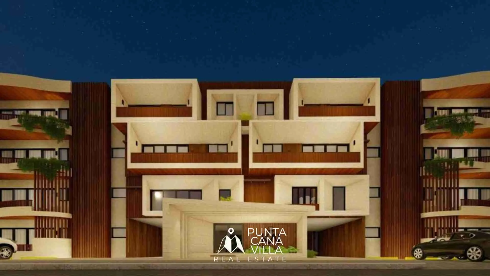 Kai Residences, Stunning 2 bedroom Apartment for sale in Cap Cana with Gym, Pool and large balconies