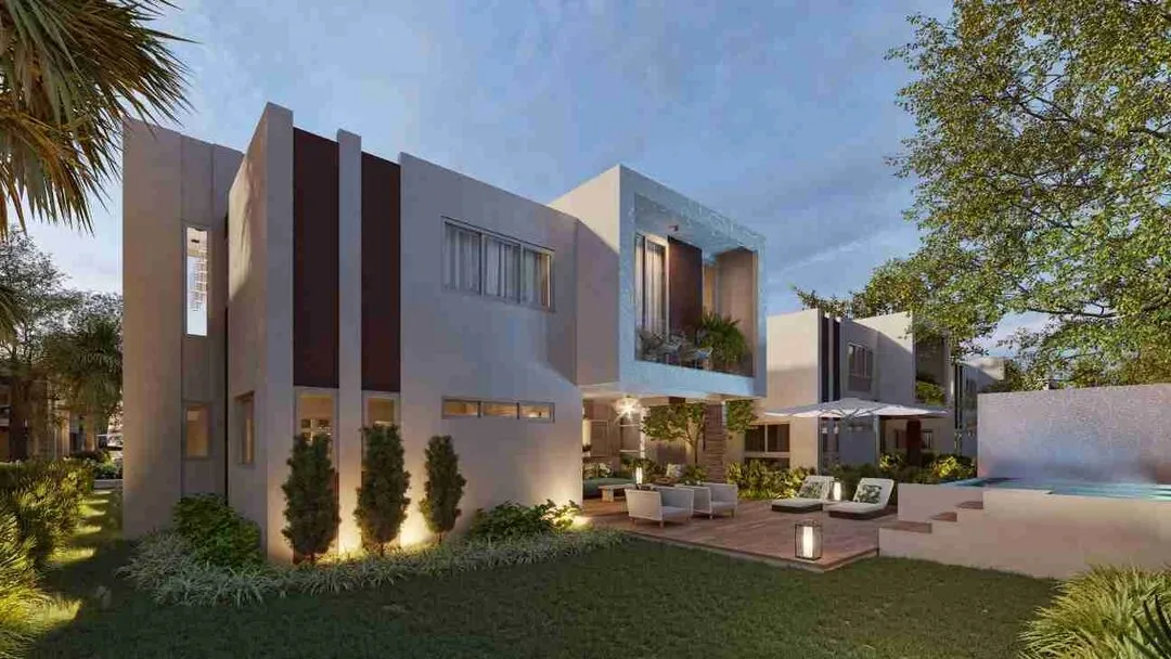 cana alta villa house home for sale cap cana punta cana dominican republic Exterior Garden and Pool