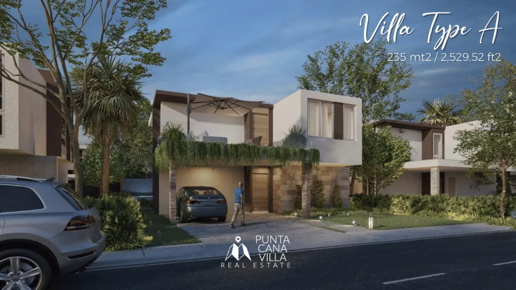 Cana Alta: Stunning 3 bedroom villa for sale in Cap Cana 5 minute drive to the beach