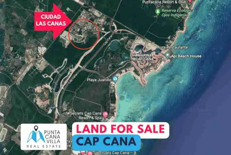 Land for sale in Cap Cana, Ciudad Las Canas, reduced price