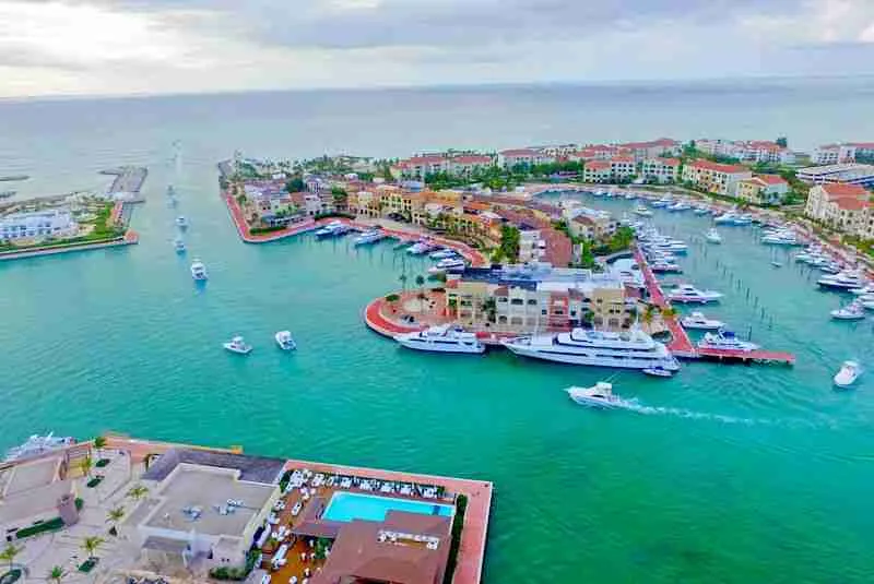 Imagen aérea Marina de Cap Cana