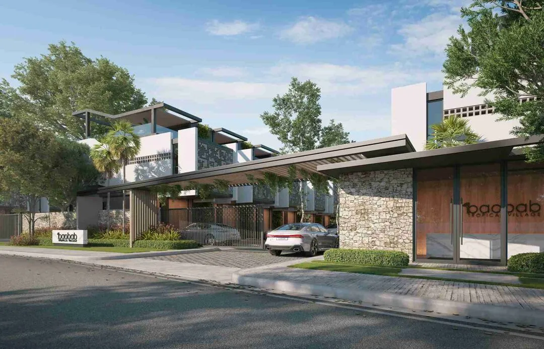 Baobab Tropical Village – Modern 3-Bedroom Townhouses for Sale in Bávaro, Punta Cana