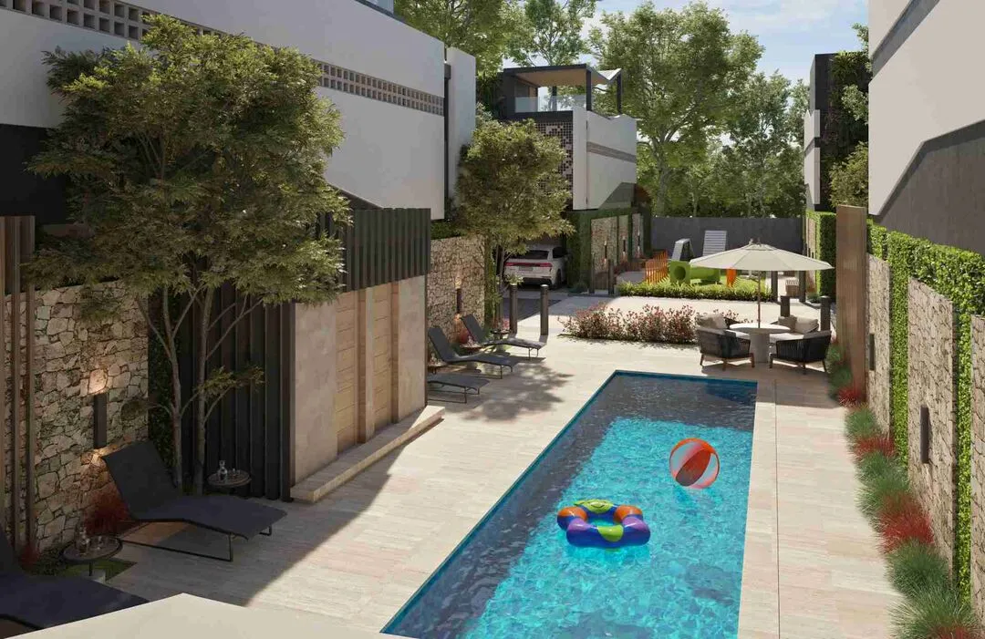 Amazing Three Bedroom Townhouse For Sale In Punta Cana With Two Parking Spaces
