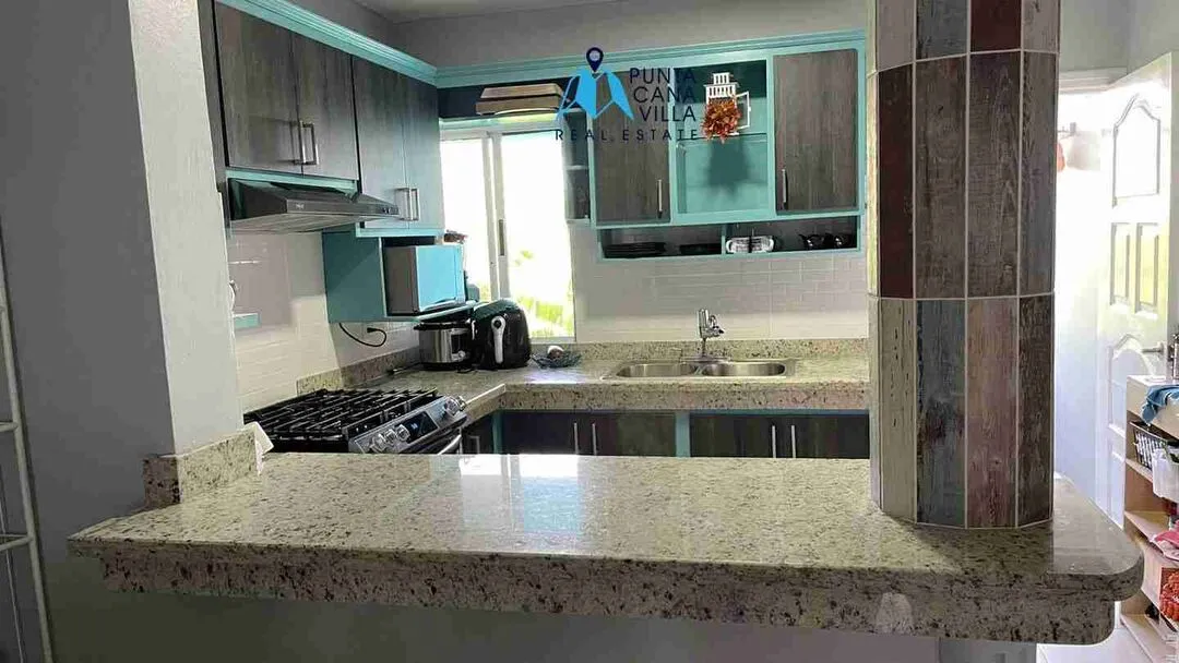 Condo for sale in Los Corales, Punta Cana, Kitchen view