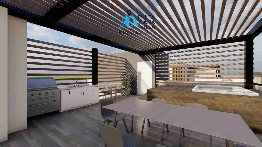 District residences,Condo for Sale in Bavaro, Punta Cana, BBQ