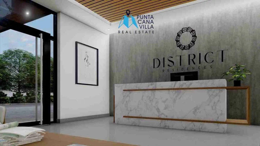 District residences,Condo for Sale in Bavaro, Punta Cana, Lobby