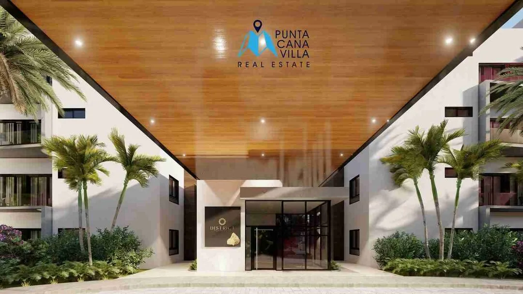 District residences,Condo for Sale in Bavaro, Punta Cana, main entrace