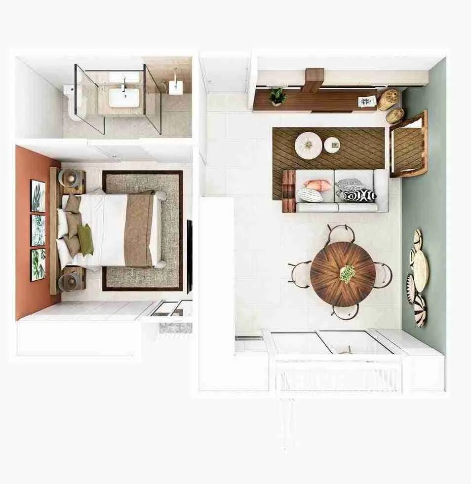 Beautiful One Bedroom Condo For Sale in Macao Hills, Punta Cana With Rooftop Area (10)
