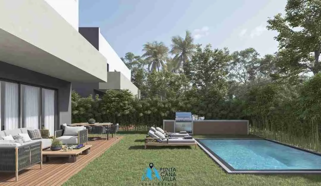 Cozy Three Bedroom Villa For Sale In Bavaro, Punta Cana Near Downtown ()
