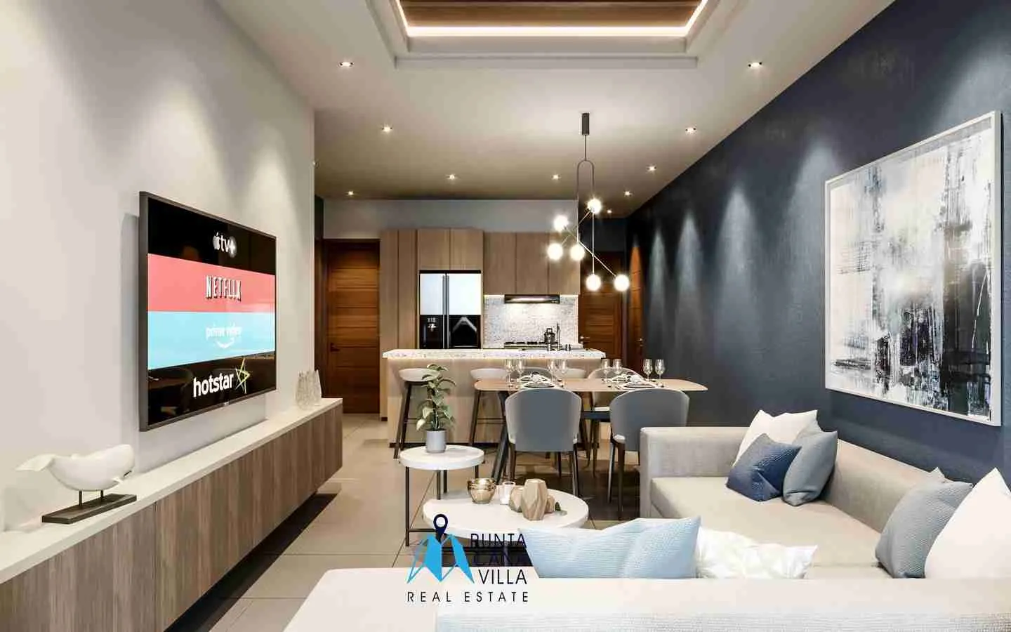 Lovely Three Bedroom Condo For Sale In Vista Cana, Punta Cana With Co-Working Area