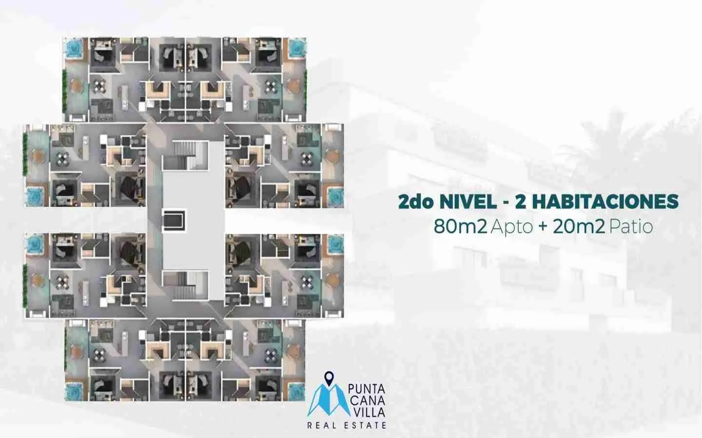 Stylish Two Bedroom Condo For Sale In Vista Cana, Punta Cana With Pet Park () Stylish Two Bedroom Condo For Sale In Vista Cana, Punta Cana With Pet Park ()