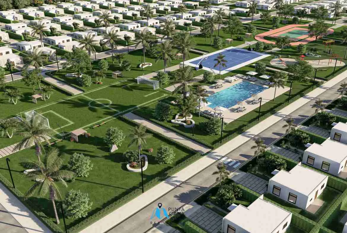 Cozy one bedroom villa for sale in Bavaro, Punta Cana with outdoor gym ()