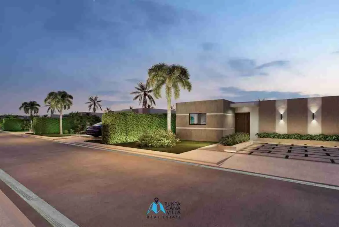 Cozy one bedroom villa for sale in Bavaro, Punta Cana with outdoor gym ()
