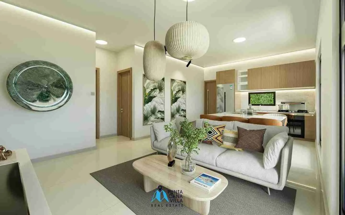 Cozy one bedroom villa for sale in Bavaro, Punta Cana with outdoor gym ()