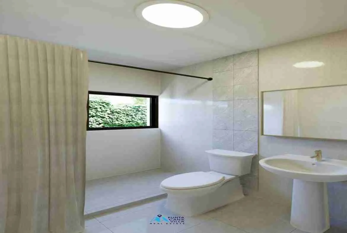 Cozy one bedroom villa for sale in Bavaro, Punta Cana with outdoor gym ()