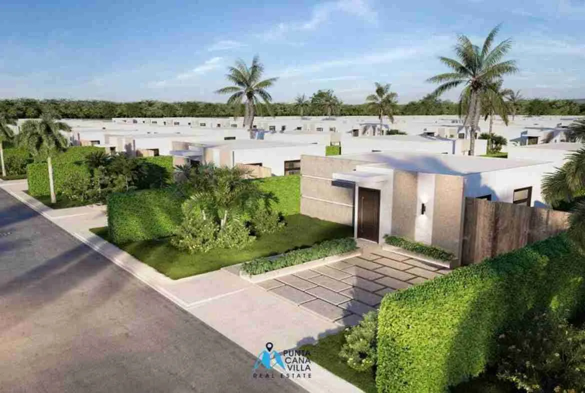 Cozy one bedroom villa for sale in Bavaro, Punta Cana with outdoor gym ()