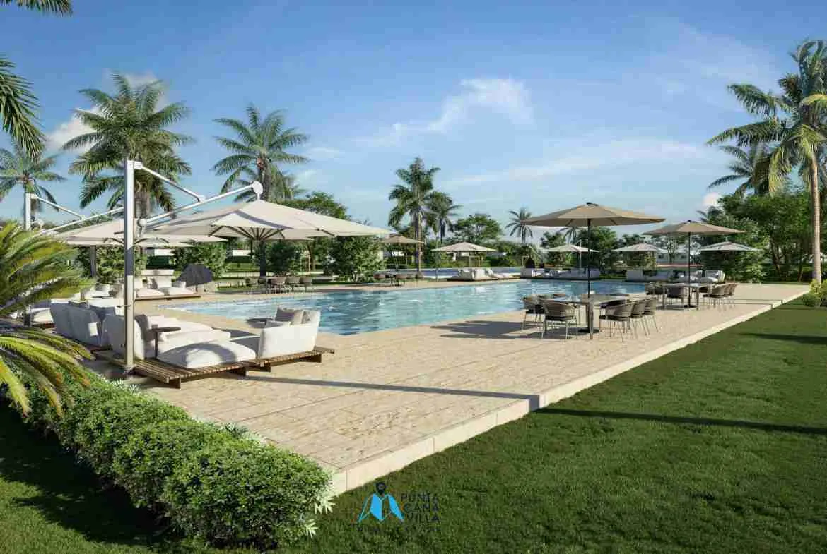 Cozy one bedroom villa for sale in Bavaro, Punta Cana with outdoor gym ()