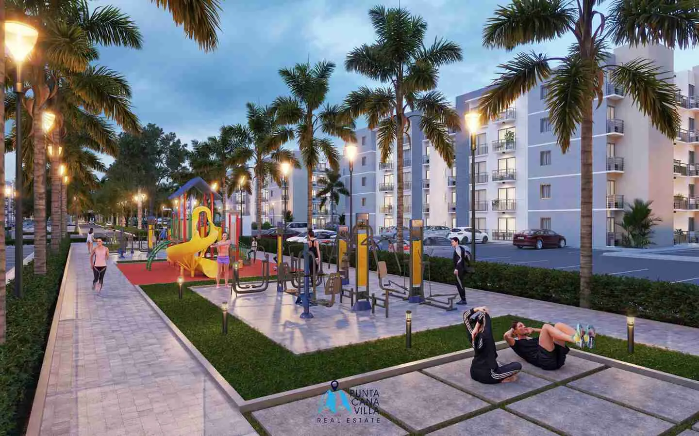 Lovely two bedroom condo for sale in Bavaro, Punta Cana with elevators ()