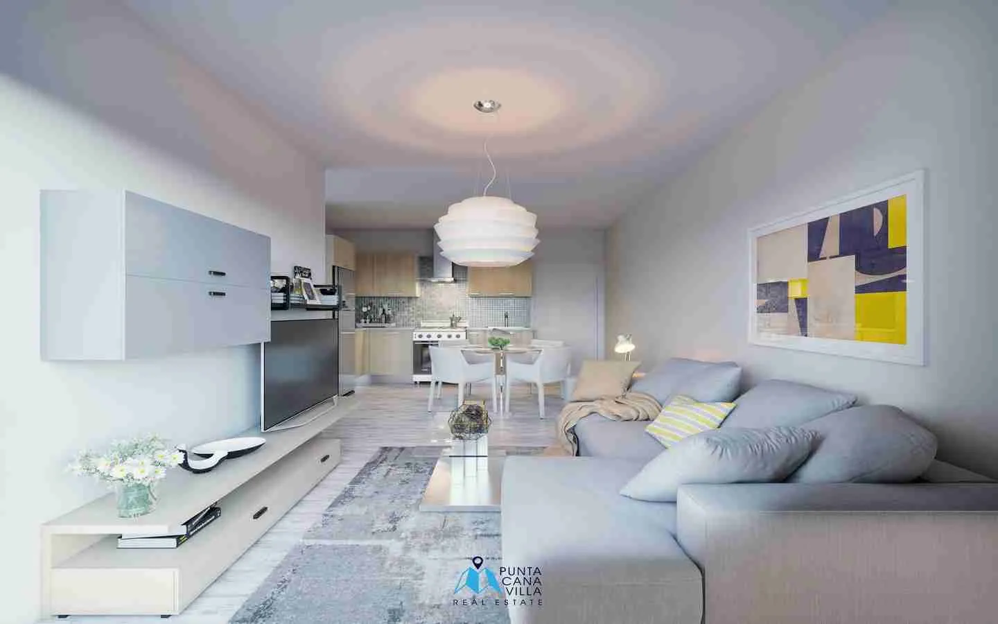 Lovely two bedroom condo for sale in Bavaro, Punta Cana with elevators ()