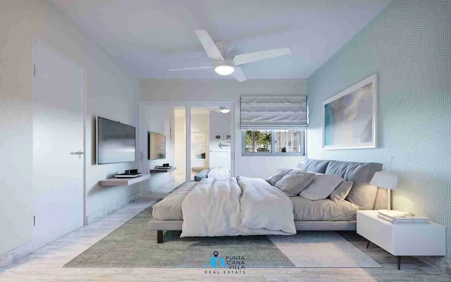 Lovely two bedroom condo for sale in Bavaro, Punta Cana with elevators ()