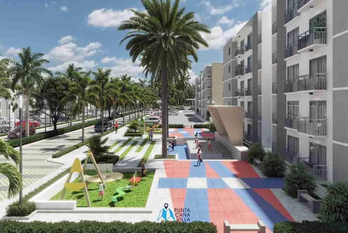 Lovely two bedroom condo for sale in Bavaro, Punta Cana with elevators ()