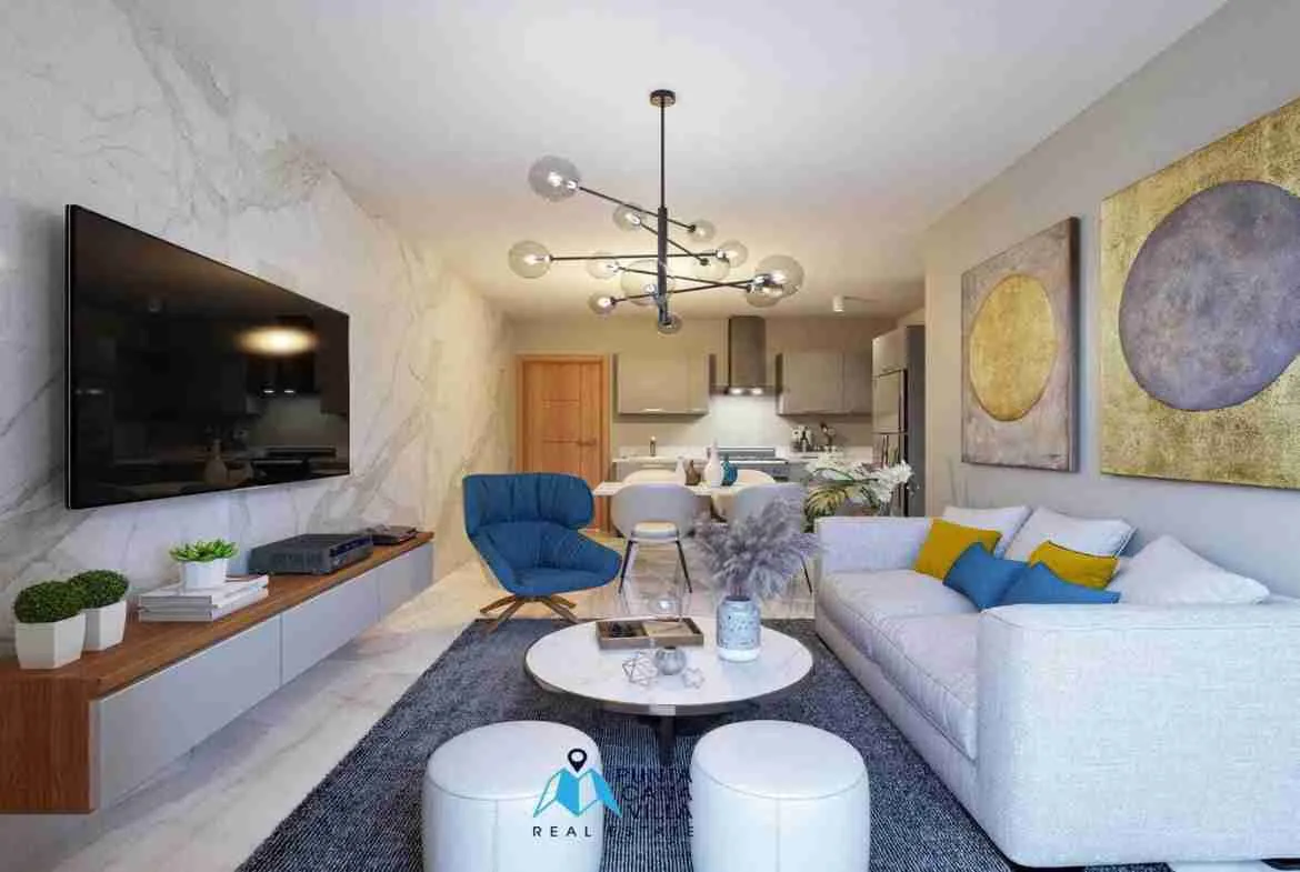 Luxurious three bedroom condo for sale in Bavaro, Punta Cana with balcony ()