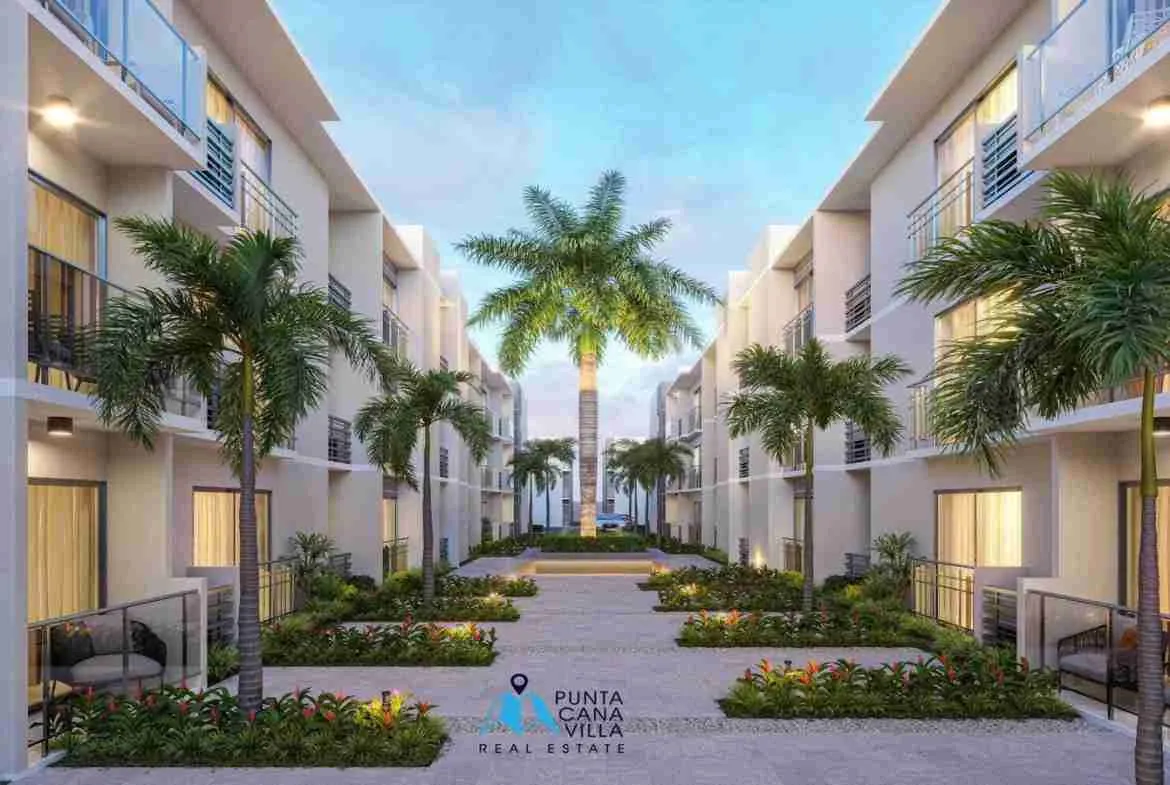 Luxurious three bedroom condo for sale in Bavaro, Punta Cana with balcony ()