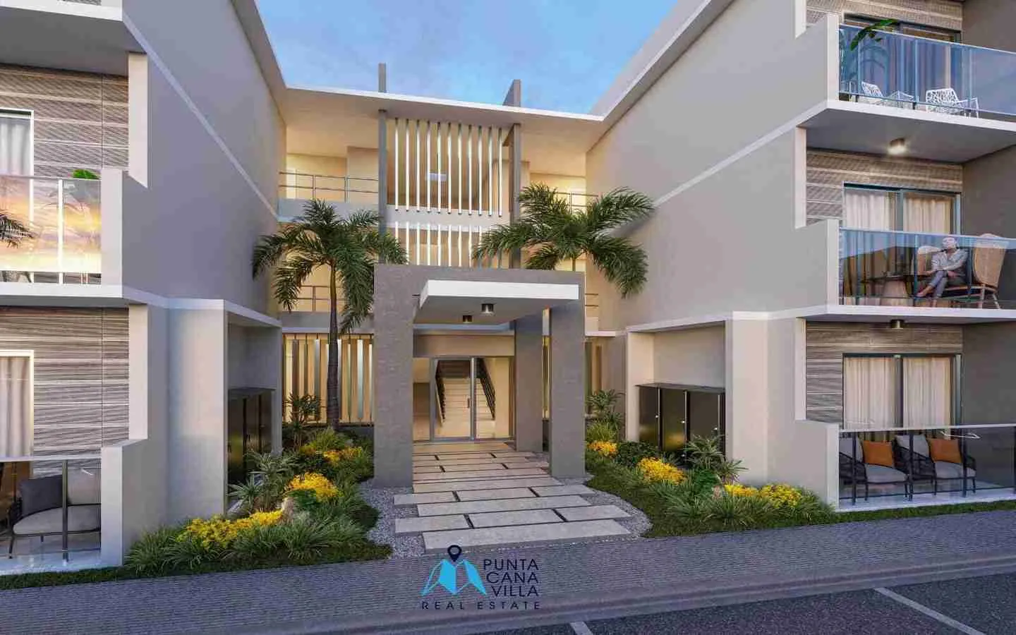 Luxurious three bedroom condo for sale in Bavaro, Punta Cana with balcony ()