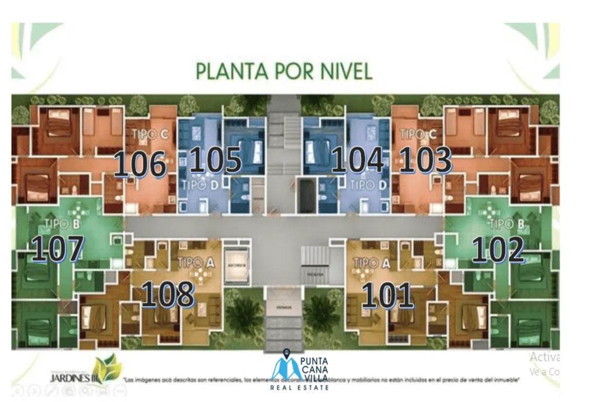 Spacious Three Bedroom Condo For Sale In Bavaro, Punta Cana With Club House ()