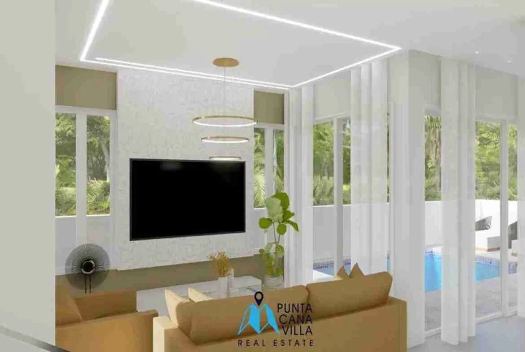 Amazing two bedroom townhouse for sale in Bavaro, Punta Cana with swimming pool ()