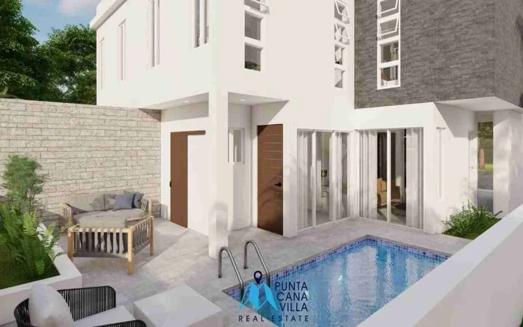 Amazing two bedroom townhouse for sale in Bavaro, Punta Cana with swimming pool ()