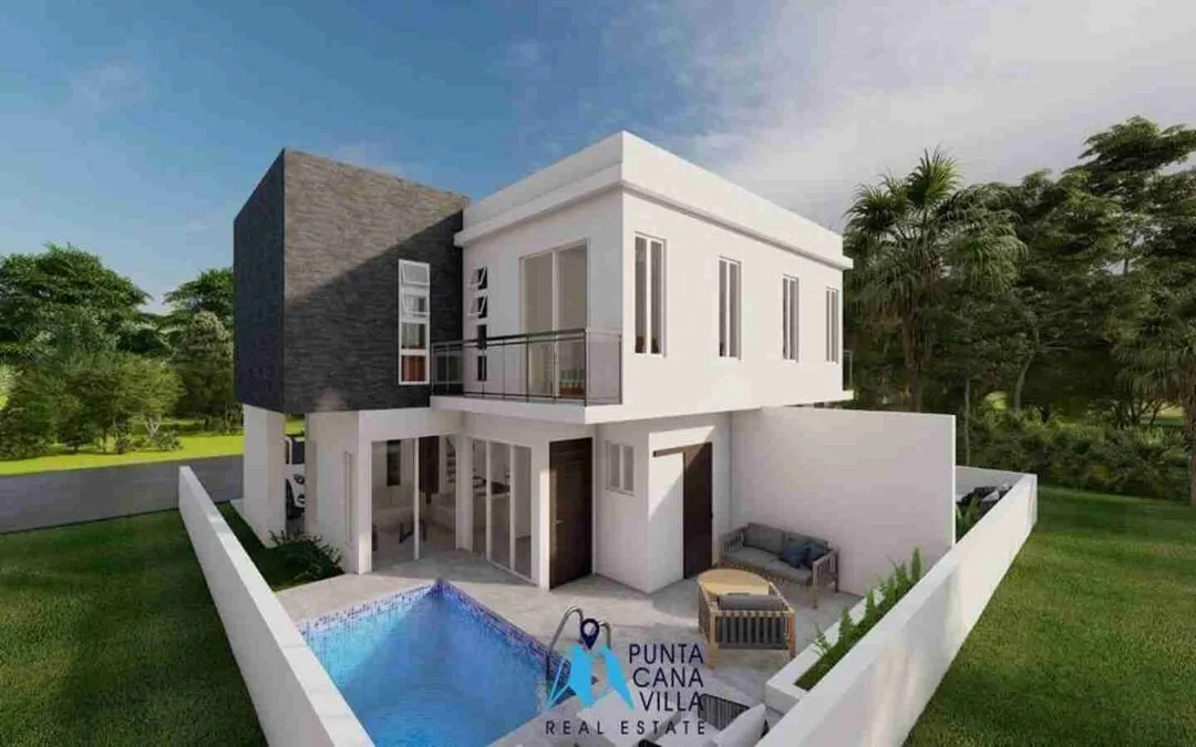 Amazing two bedroom townhouse for sale in Bavaro, Punta Cana with swimming pool ()