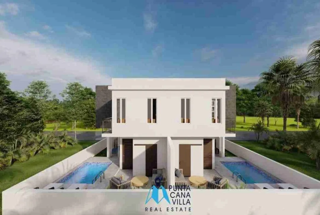 Amazing two bedroom townhouse for sale in Bavaro, Punta Cana with swimming pool ()