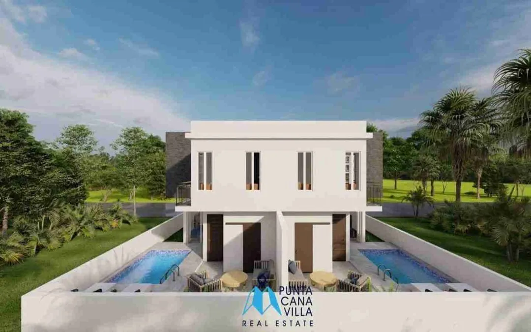 Amazing two bedroom townhouse for sale in Bavaro, Punta Cana with swimming pool ()
