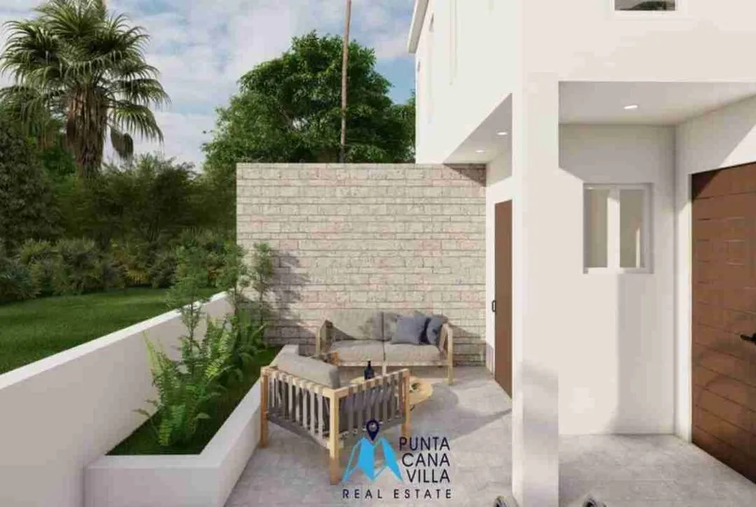 Amazing two bedroom townhouse for sale in Bavaro, Punta Cana with swimming pool ()